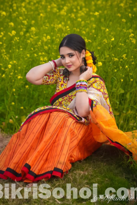 Digital Print Sharee with Blouse